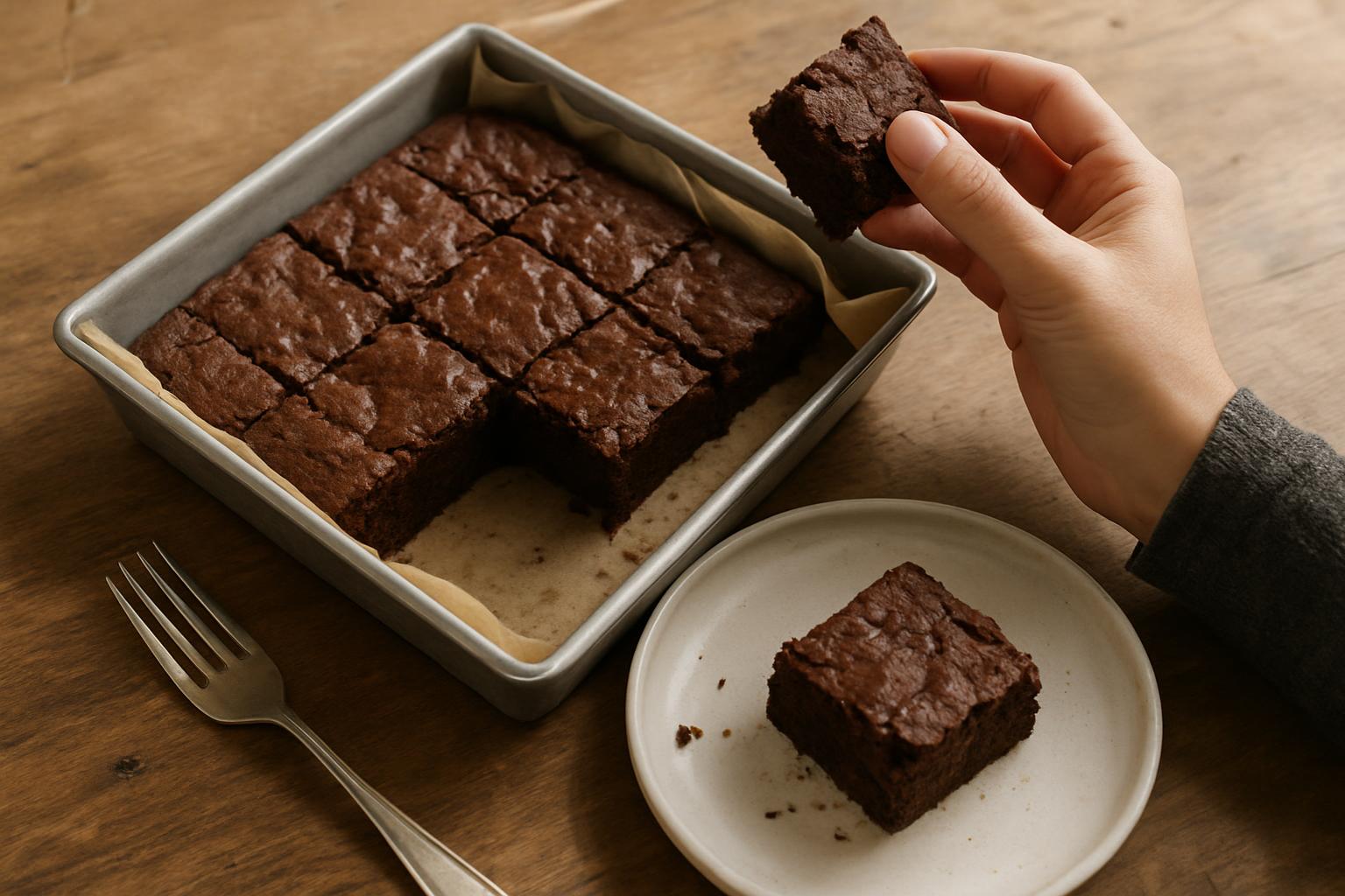 Sekret idealnie miękkiego brownie