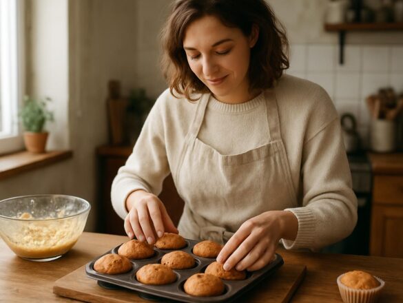 Dlaczego muffinki wyrastają nierówno?