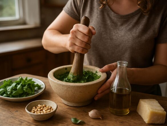 Co wpływa na smak domowego pesto?