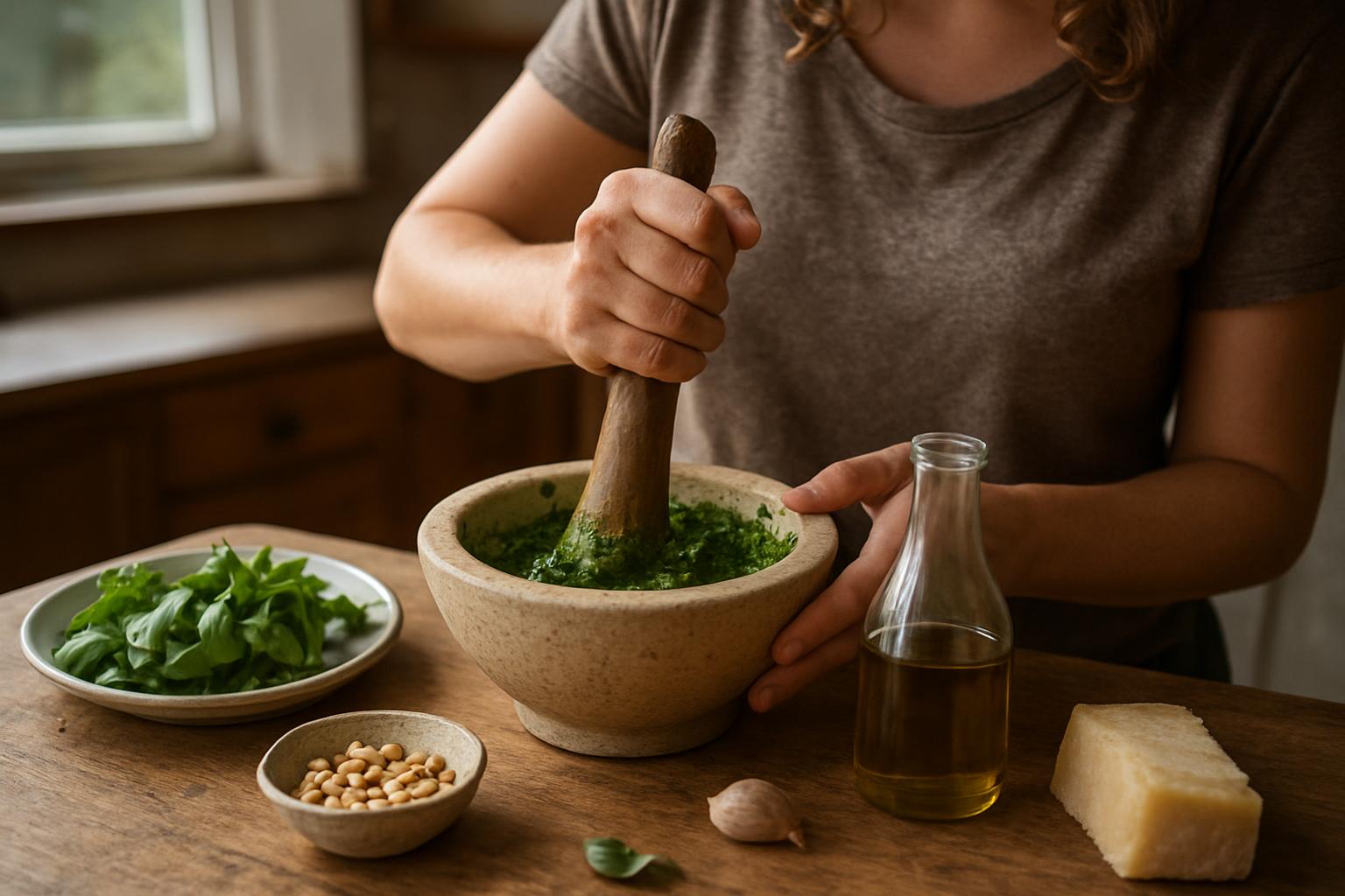 Co wpływa na smak domowego pesto?