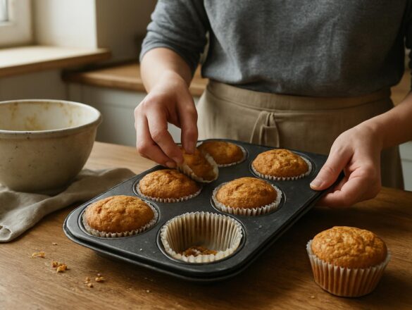Dlaczego muffinki przyklejają się do papilotek?